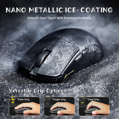 Attack Shark R11 ULTRA Forged Black 49g Carbon Fiber Shell Wireless 8K Gaming Mouse