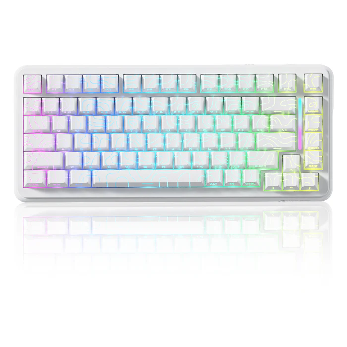 Attack Shark X82PRO HE Three-mode Magnetic Axis Gaming Keyboard White Wireless