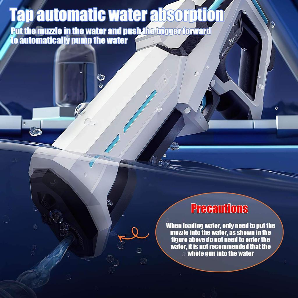 Aojiate Electric Water Gun - Battle Spear - White