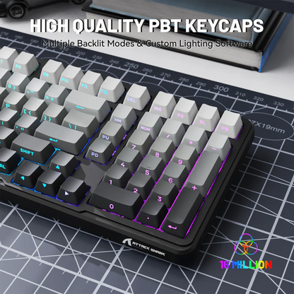 Attack Shark X98 Full-size Tri-mode Gasket-mounted Wireless Mechanical Keyboard Gradient Black