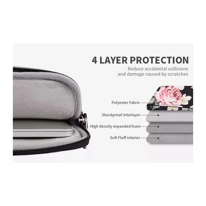 Canvasartisan Friendly Laptop Bag H40-C12 Black, Durable and Water-resistant