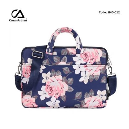 Canvasartisan Friendly Laptop Bag H40-C12 Black, Durable and Water-resistant