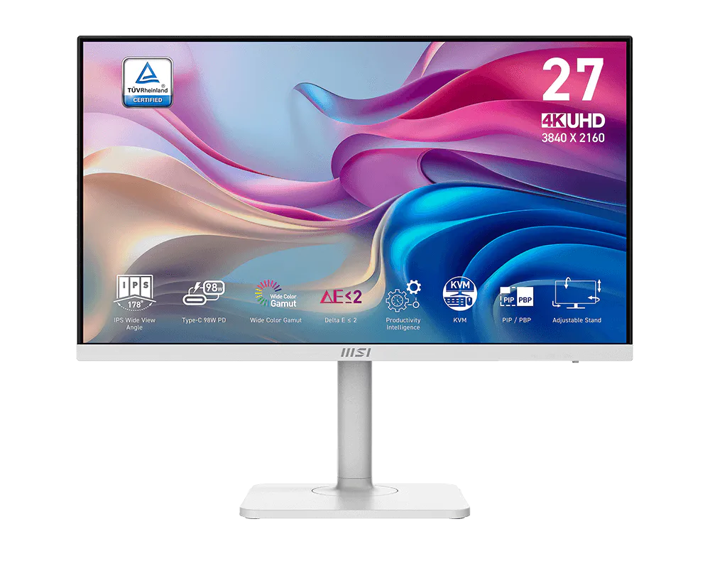 MSI Modern MD272UPHW 27″ 4K 60Hz (TAX included)