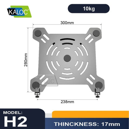 Kaloc KLC-H2 Laptop Holder, Support Up To 17.3 Inch Laptop