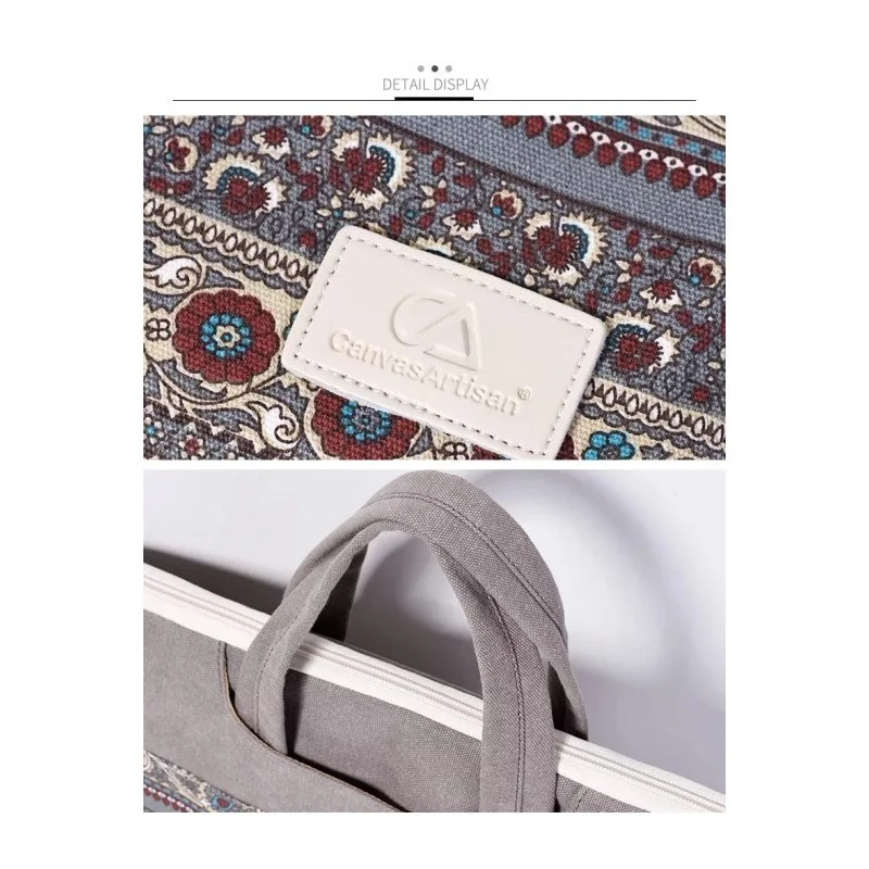 Canvasartisan Business Laptop Bag T38-5 Gray, Durable and Water-resistant