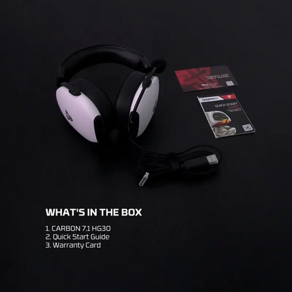 Fantech HG30 CARBON USB 7.1 Virtual surround sound Gaming Headset, Crystal-clear & Powerful Sound