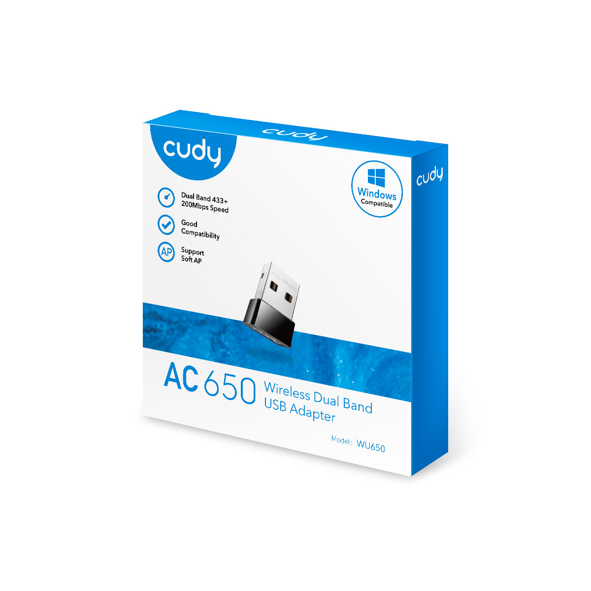 Cudy 650Mbps Wi-Fi Dual Band USB Adapter