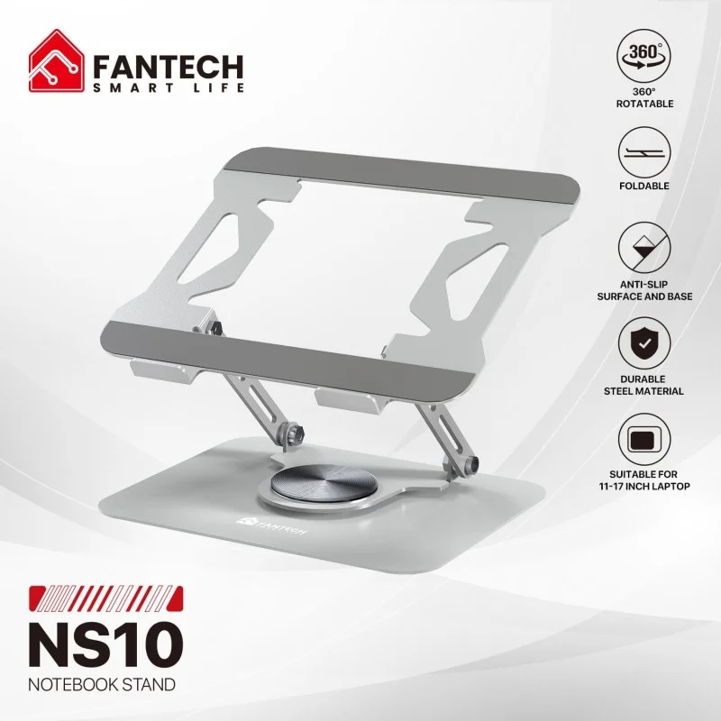 FANTECH NS10 Lifting Laptop Stand, Height and Angle Adjustable