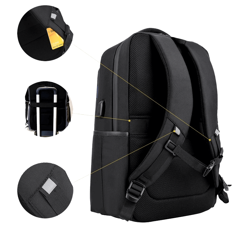 OKADE BACKPACK LAPTOP S006-120C BLACK 15.6"