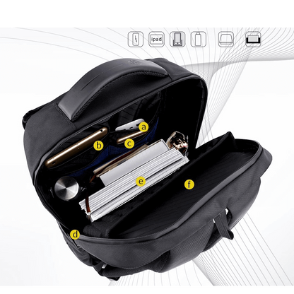 OKADE BACKPACK LAPTOP S006-120C BLACK 15.6"
