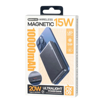 Remax CX09 20W 10000mAh Magnetic Wireless Power Bank