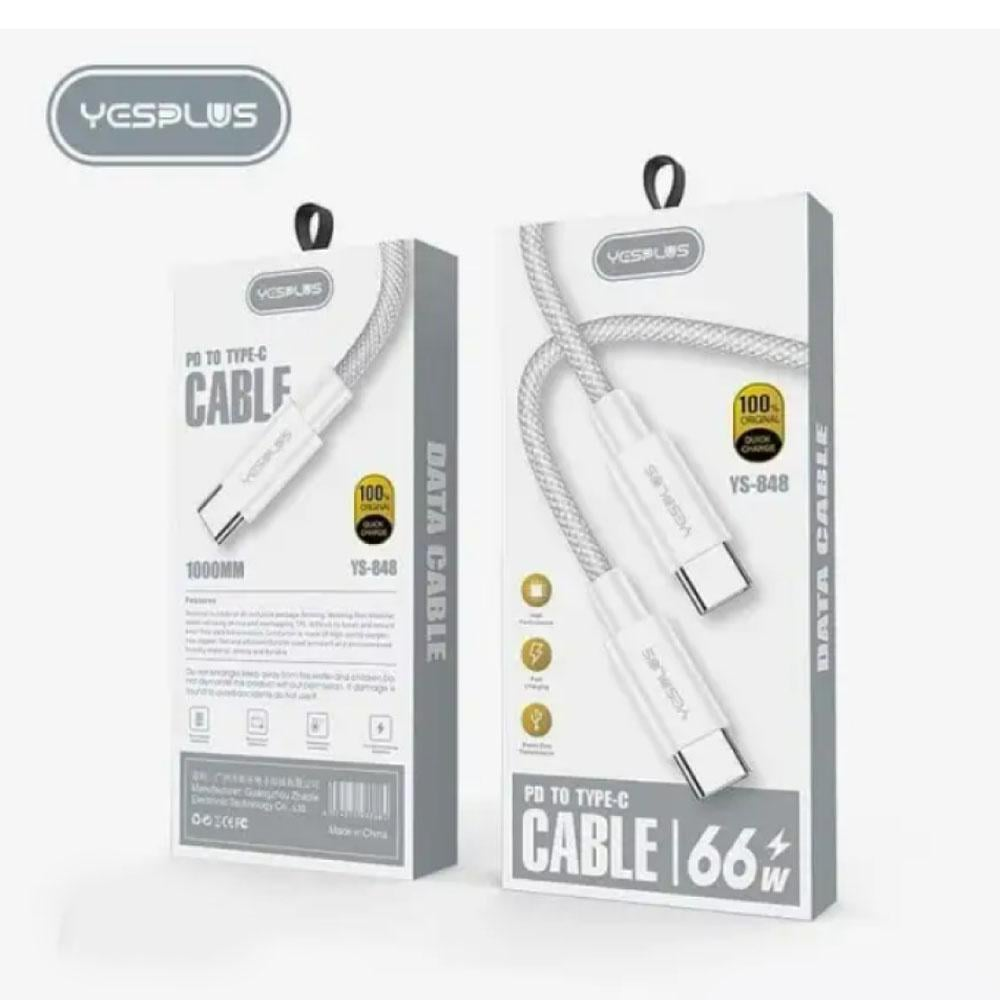 Yesplus YS848 PD To IPH 27 Watt Mobile Charger Data Cable