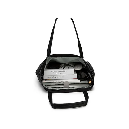 KINMAC Women’s Fashionable Laptop Tote Bag: 360° Shockproof Protection, Waterproof Designer Fabric, and 15.6" Business Organizer
