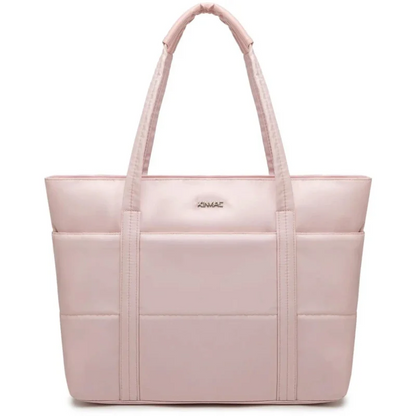 KINMAC Women’s Fashionable Laptop Tote Bag: 360° Shockproof Protection, Waterproof Designer Fabric, and 15.6" Business Organizer