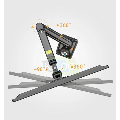 KALOC DS110B Adjustable Single Monitor Arm with Internal Gas Spring technology for Easy Adjustment, for Screens 17 to 35 Inches