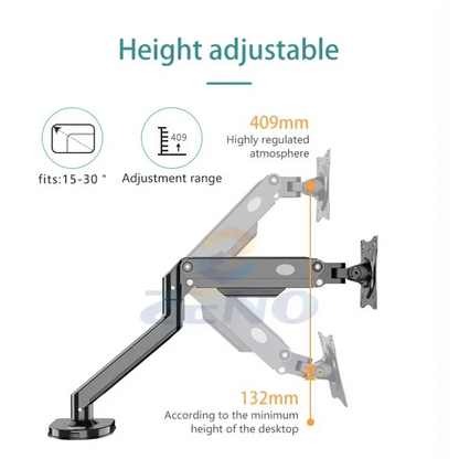 KALOC DY1 H2 Adjustable Single Arm for Laptops up to 17.3 Inches