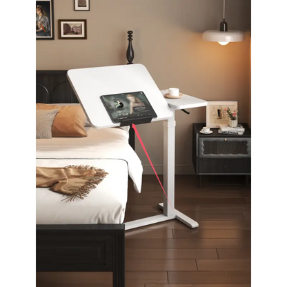 Multi-Function Height-Adjustable Desk - Side Bed Table – Ergonomic Sit-Stand Workstation