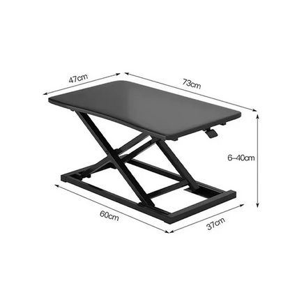 High-Quality Gas Spring Sit-Stand Desk Riser – Adjustable Ergonomic Workstation with Compact & Durable Design