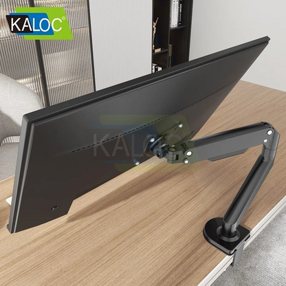 KALOC DS200B Adjustable Single Monitor Arm with Internal Gas Spring technology for Easy Adjustment, for Screens 17 to 32 Inches