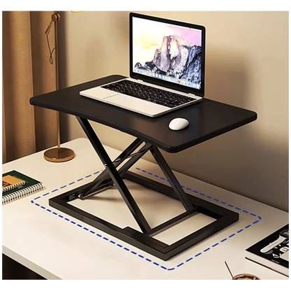 High-Quality Gas Spring Sit-Stand Desk Riser – Adjustable Ergonomic Workstation with Compact & Durable Design