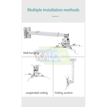 KALOC/ZENO PDS08-65W Wall and Ceiling Projector Arm Bracker
