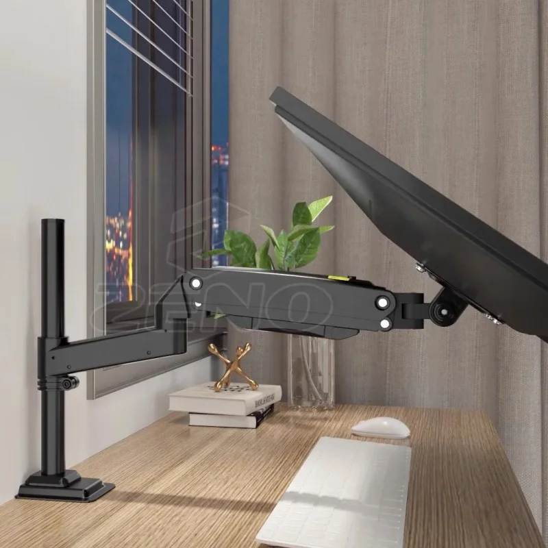 KALOC DH100B Single Monitor Arm with Internal Gas Spring technology for Easy Adjustment, for Screens 17 to 33 Inches