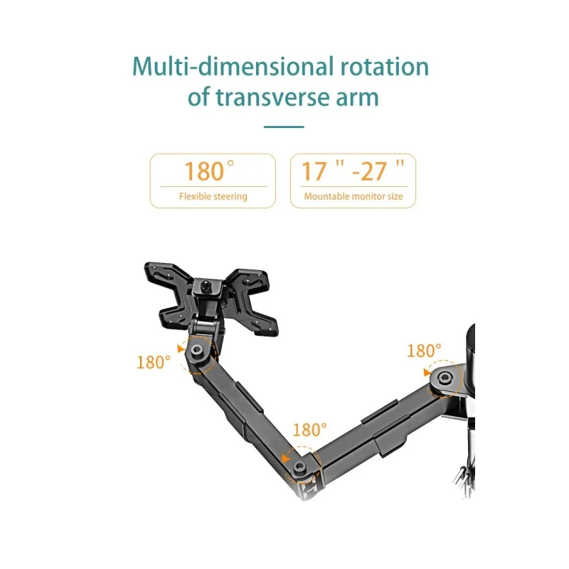 KALOC DW240J Adjustable 4 Monitor Arm, for Screens 17 to 27 Inches