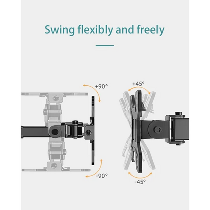 KALOC DW240J Adjustable 4 Monitor Arm, for Screens 17 to 27 Inches