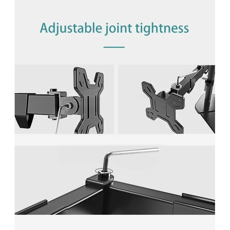 KALOC DW240J Adjustable 4 Monitor Arm, for Screens 17 to 27 Inches