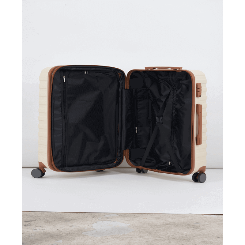 Board-X SUITCASE BAG 5 PIECES SET FOR TRAVEL BEIGE