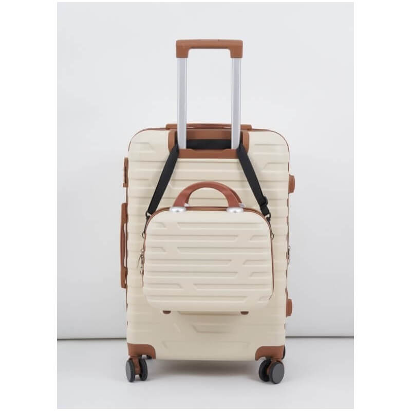 Board-X SUITCASE BAG 5 PIECES SET FOR TRAVEL BEIGE