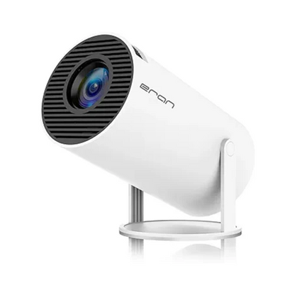 Mini Projector, HY300 PRO Portable Projector, Support 4K 1080P with Dual-Band WIFI6 5G Wireless 5.2 Bluetooth Android 13, 180° Rotatable, Auto Keystone Correction, 35"-130" Screen Video Projector