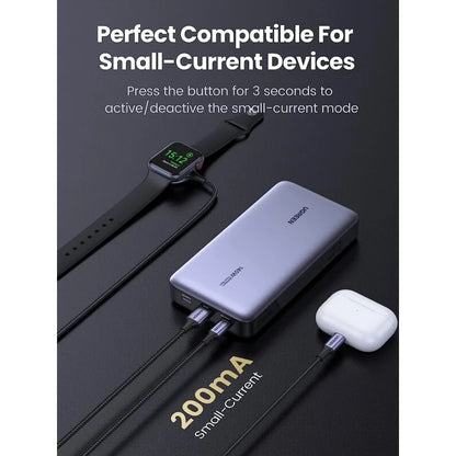 UGREEN Power Bank 145W, 3 Ports, 25000 mAh, Fast Charging for Laptops, MacBooks, Smartphones, Tablets