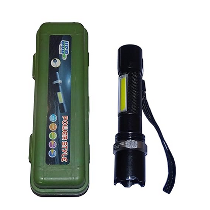 LED Mini Torch Rechargeable Flashlight Portable USB Charging Flashlight