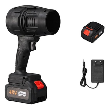Handheld Electric Portable Air Blower,Turbo Jet Blower Cordless 48V | High Power Blow Brushless Motor for Extra runtime,for Car,Home Cleaning Corner, Road Cleaning