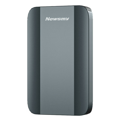 Newsmy 2TB Portable Hard Drive Mechanical Starry Metal Series USB3.0 2.5-inch Elegant Green High Speed Stable Office Data Backup Photo Backup + Hard Drive Case