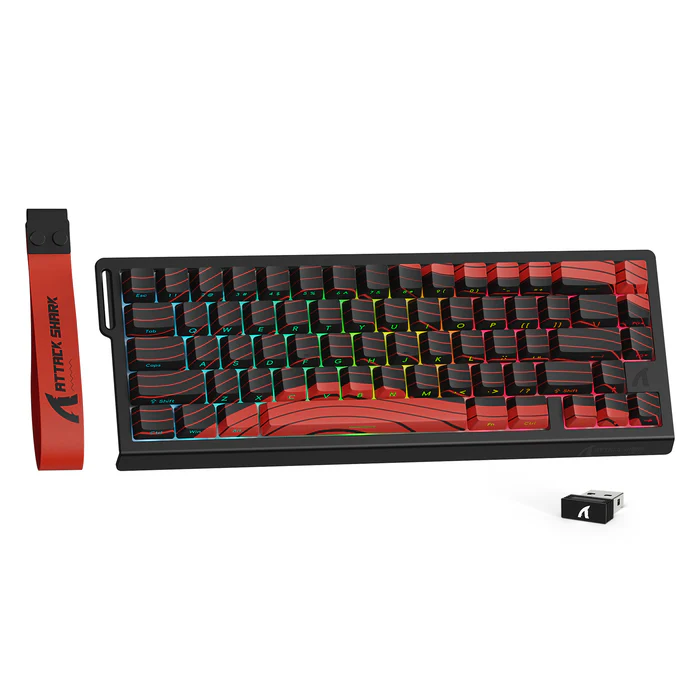 ATTACK SHARK X68PRO HE Wireless Rapid Trigger Keyboard Magnetic Switch