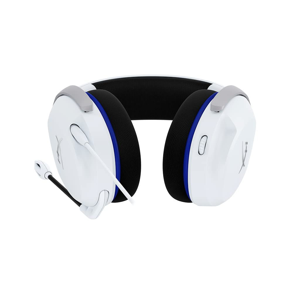 HyperX Cloud Stinger 2 Core - Gaming Headset for Playstation, Lightweight Over-Ear Headset with mic, White