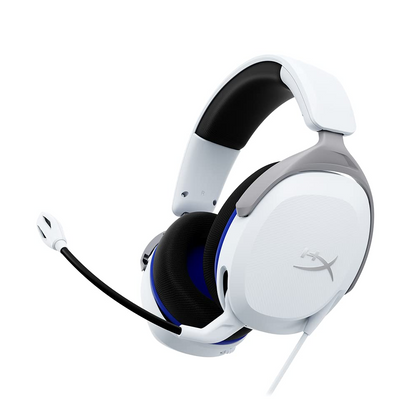 HyperX Cloud Stinger 2 Core - Gaming Headset for Playstation, Lightweight Over-Ear Headset with mic, White