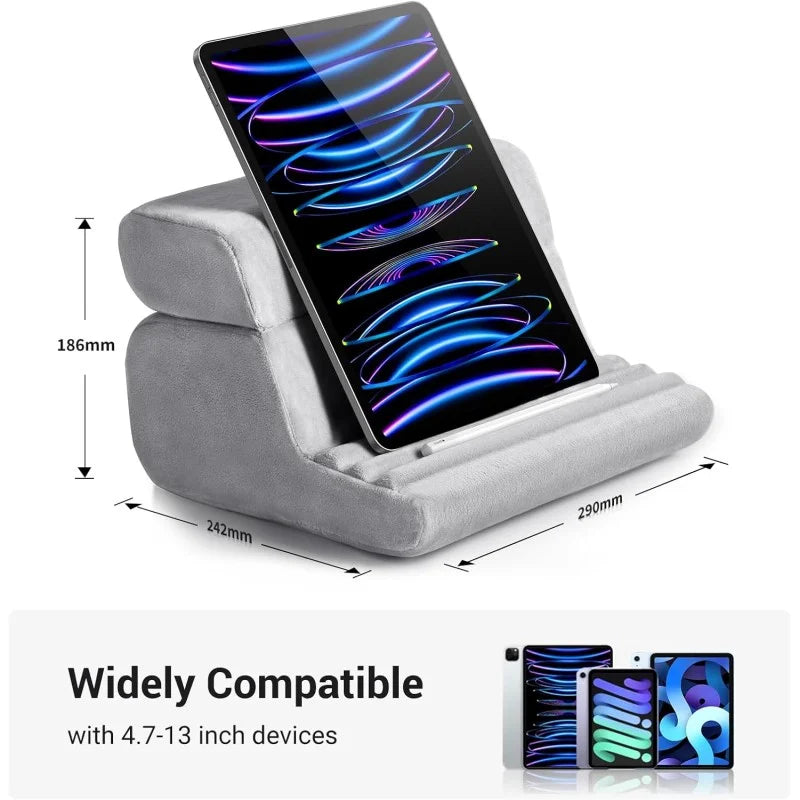 UGREEN Tablet Pillow Stand for Bed, Couch & Travel - Fits 4.7 to 13 Inch Tablets