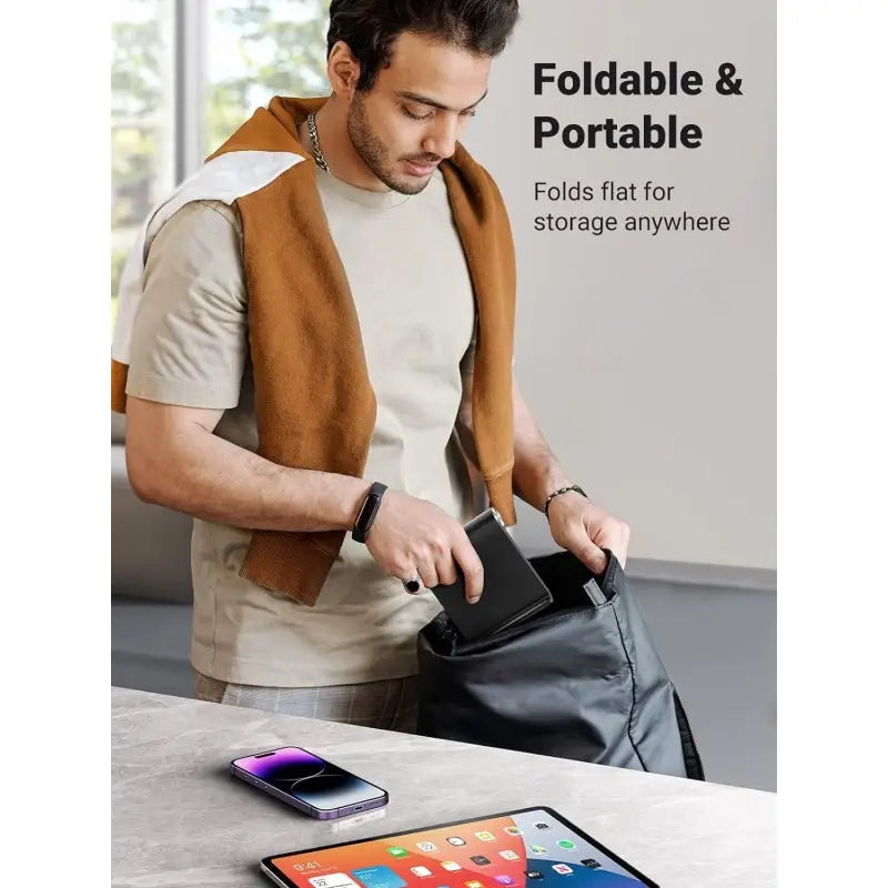 UGREEN Multi-Angle Stand Support Phone and Tablet Up to 12.9 Inch, High Quality ABS Plastic & Rubber