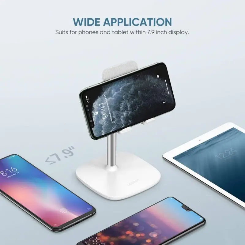UGREEN Desktop Stand Support Phone and Tablet Up to 7.9 Inch, Adjustable Angle & Stable Base
