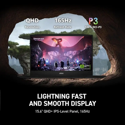 MSI Laptop katana B14WGK-016US - i9-14900HX, 32GB RAM, 1TB SSD NVME, NVIDIA RTX5070, 15.6" (2560 x 1440) 165Hz, WIN11 Original