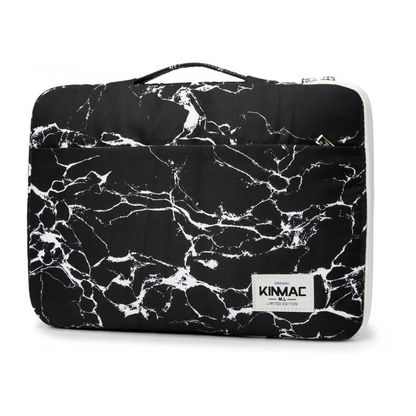 Kinmac Vertical Design Sleeve KMS401-442 Black Marble, Full Protection & Water-resistant