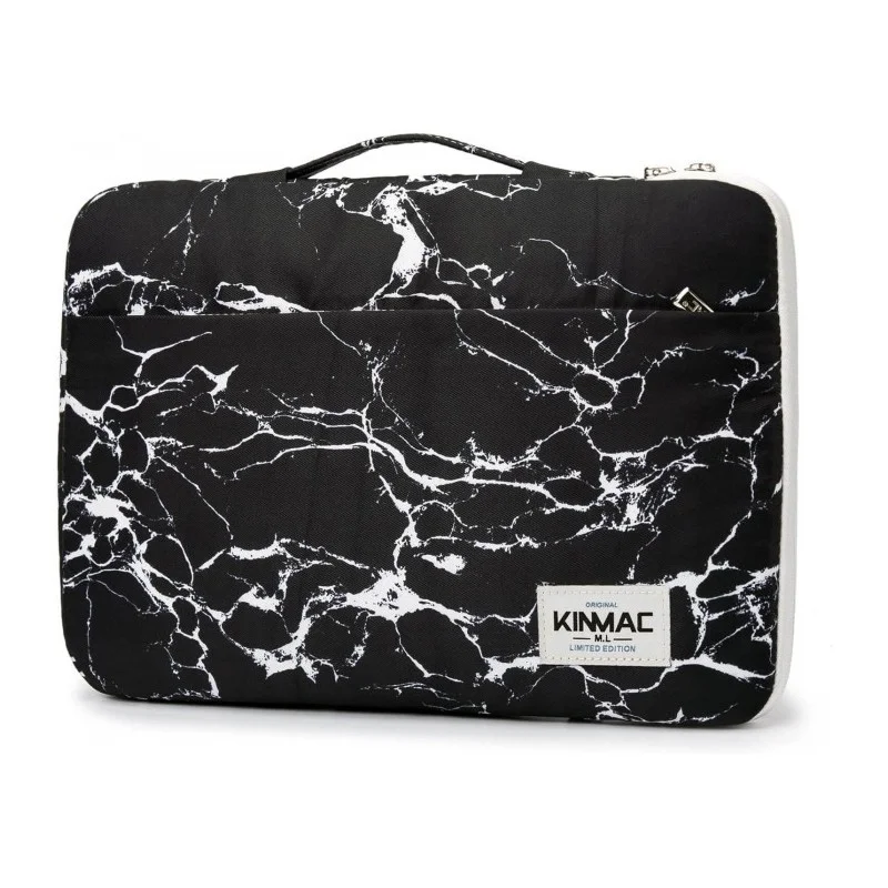 Kinmac Vertical Design Sleeve KMS401-442 Black Marble, Full Protection & Water-resistant