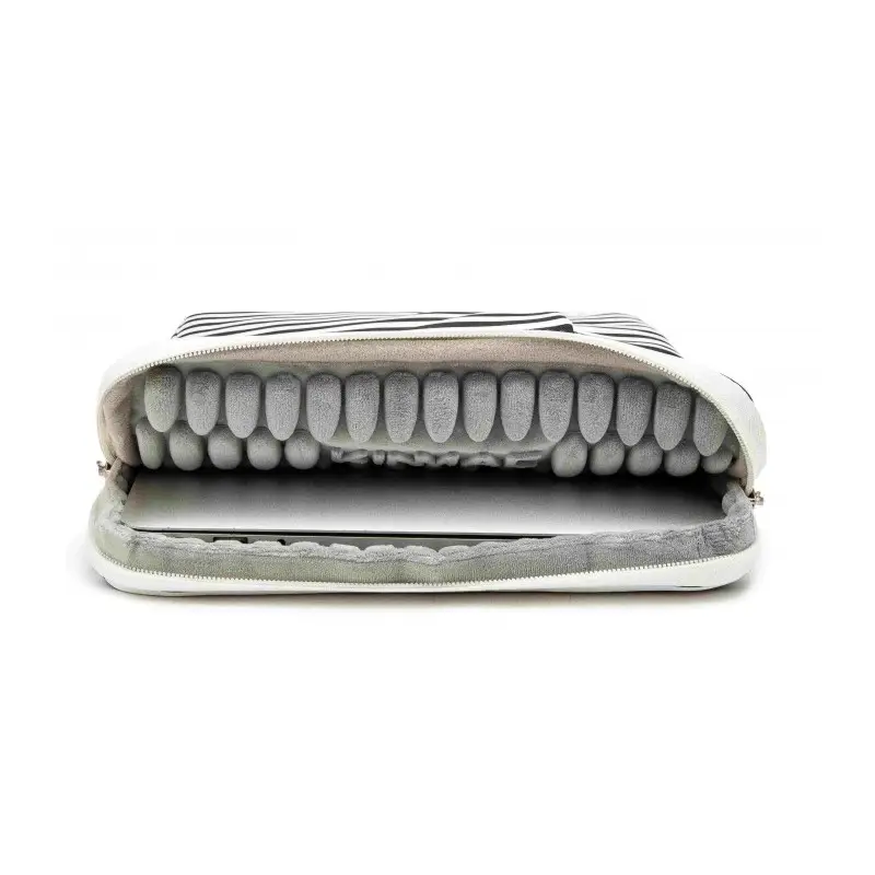 Kinmac Vertical Design Sleeve KMS406-444 Black Stripe, Full Protection & Water-resistant