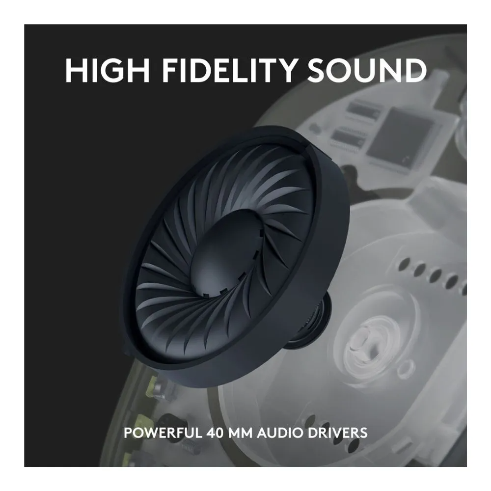 Logitech G G435 Wireless Gaming Headset (Black / Yellow)