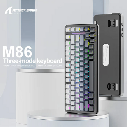 Attack Shark M86 Tri-mode Gasket Mechanical Keyboard