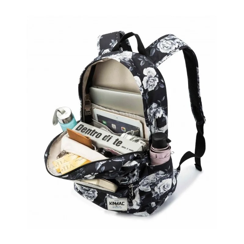 Kinmac Backpack KMB439 Gray Rose, Fashion Design, High Quality, Soft Interior Lining & Water-resistant