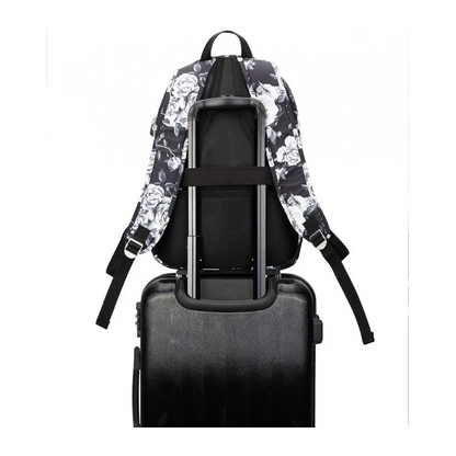 Kinmac Backpack KMB439 Gray Rose, Fashion Design, High Quality, Soft Interior Lining & Water-resistant
